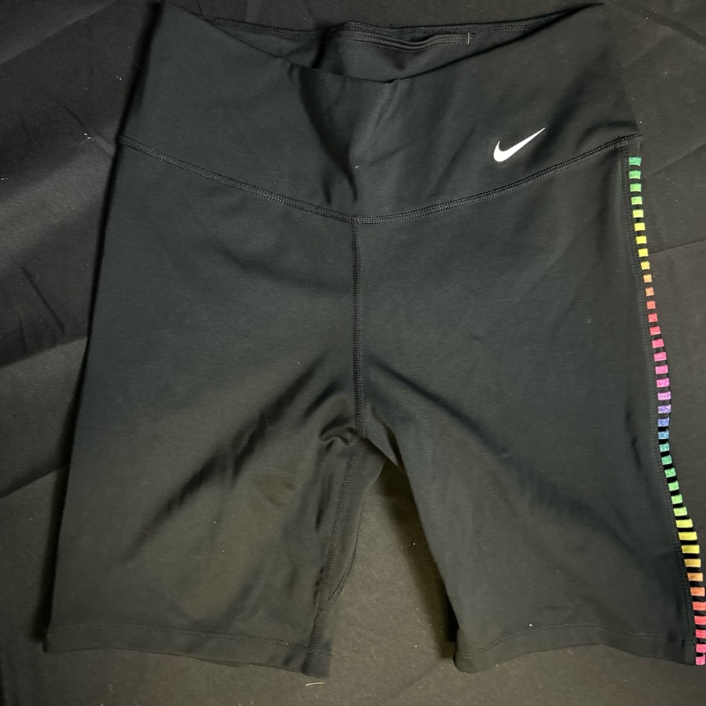 Nike Dri-FIT Charcoal rainbow Biker shorts new without tag Medium